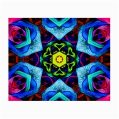 Abstract Kaleidoscope Digital Small Glasses Cloth (2 Sides)