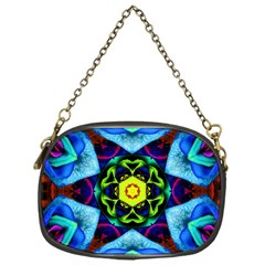 Abstract Kaleidoscope Digital Chain Purse (one Side) by Jancukart