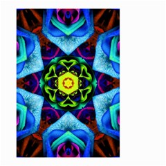 Abstract Kaleidoscope Digital Small Garden Flag (two Sides)