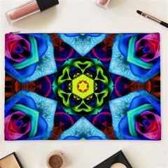 Abstract Kaleidoscope Digital Cosmetic Bag (xxl) by Jancukart