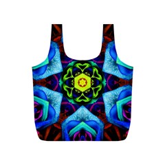 Abstract Kaleidoscope Digital Full Print Recycle Bag (s)