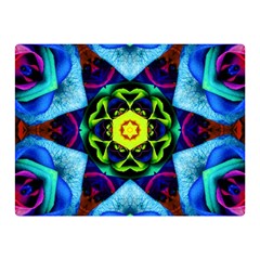 Abstract Kaleidoscope Digital Two Sides Premium Plush Fleece Blanket (mini)