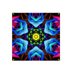 Abstract Kaleidoscope Digital Satin Bandana Scarf 22  X 22 