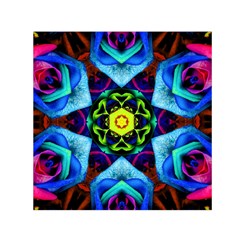 Abstract Kaleidoscope Digital Square Satin Scarf (30  X 30 )