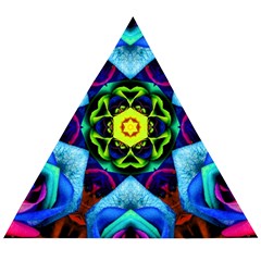 Abstract Kaleidoscope Digital Wooden Puzzle Triangle