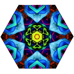 Abstract Kaleidoscope Digital Wooden Puzzle Hexagon by Jancukart