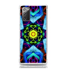 Abstract Kaleidoscope Digital Samsung Galaxy Note 20 Tpu Uv Case by Jancukart