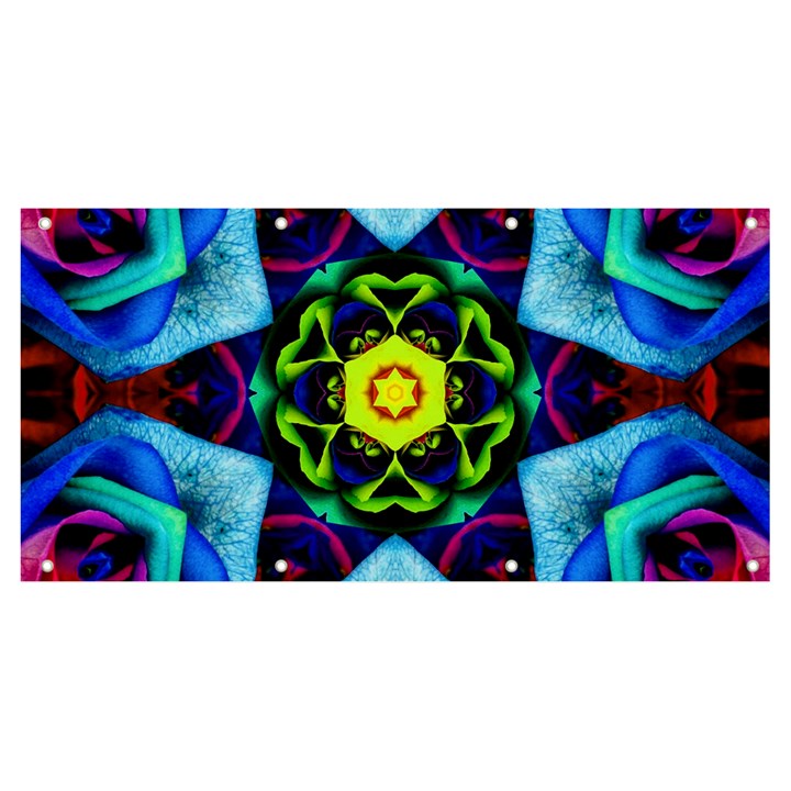 Abstract Kaleidoscope Digital Banner and Sign 8  x 4 