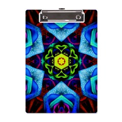 Abstract Kaleidoscope Digital A5 Acrylic Clipboard