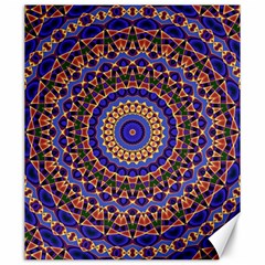 Mandala Kaleidoscope Background Canvas 20  X 24  by Jancukart