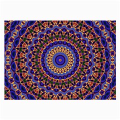 Mandala Kaleidoscope Background Large Glasses Cloth