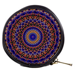 Mandala Kaleidoscope Background Mini Makeup Bag by Jancukart