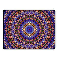 Mandala Kaleidoscope Background Fleece Blanket (small)