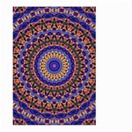 Mandala Kaleidoscope Background Large Garden Flag (Two Sides) Front