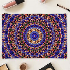 Mandala Kaleidoscope Background Cosmetic Bag (xxl)