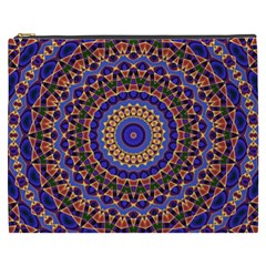 Mandala Kaleidoscope Background Cosmetic Bag (xxxl) by Jancukart