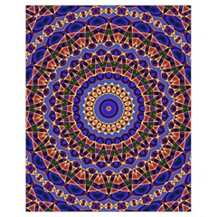 Mandala Kaleidoscope Background Drawstring Bag (small)