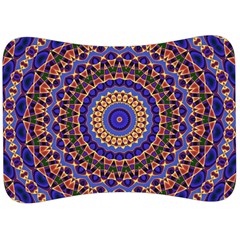 Mandala Kaleidoscope Background Velour Seat Head Rest Cushion