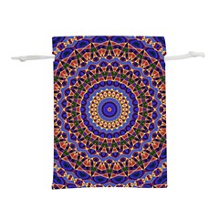 Mandala Kaleidoscope Background Lightweight Drawstring Pouch (l)