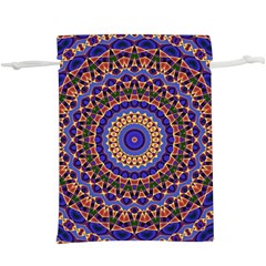 Mandala Kaleidoscope Background Lightweight Drawstring Pouch (xl)