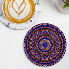 Mandala Kaleidoscope Background Uv Print Round Tile Coaster