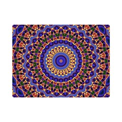 Mandala Kaleidoscope Background Premium Plush Fleece Blanket (mini) by Jancukart