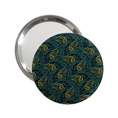 Pattern Abstract Green Texture 2 25  Handbag Mirrors