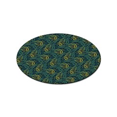 Pattern Abstract Green Texture Sticker Oval (10 Pack) by Jancukart