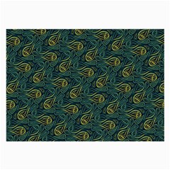 Pattern Abstract Green Texture Large Glasses Cloth