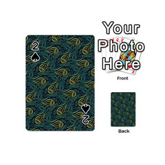 Pattern Abstract Green Texture Playing Cards 54 Designs (mini)