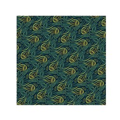 Pattern Abstract Green Texture Square Satin Scarf (30  X 30 )