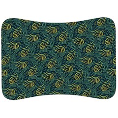 Pattern Abstract Green Texture Velour Seat Head Rest Cushion