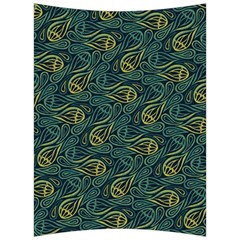 Pattern Abstract Green Texture Back Support Cushion by Jancukart