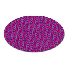 Heart Love Romantic Cute Pattern Oval Magnet