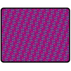 Heart Love Romantic Cute Pattern Two Sides Fleece Blanket (medium)