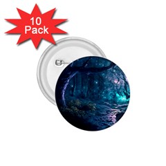 Path Forest Wood Light Night 1 75  Buttons (10 Pack)