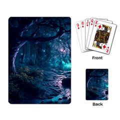 Path Forest Wood Light Night Playing Cards Single Design (rectangle)