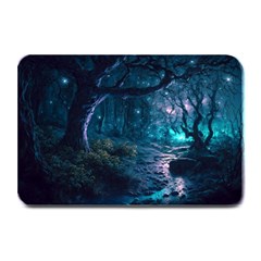 Path Forest Wood Light Night Plate Mats