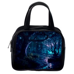 Path Forest Wood Light Night Classic Handbag (one Side) by Jancukart