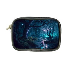 Path Forest Wood Light Night Coin Purse by Jancukart