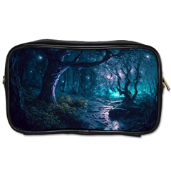 Path Forest Wood Light Night Toiletries Bag (one Side) by Jancukart