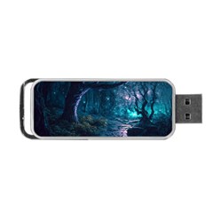 Path Forest Wood Light Night Portable Usb Flash (two Sides)