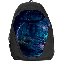 Path Forest Wood Light Night Backpack Bag by Jancukart