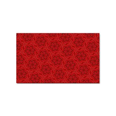 Floral Pattern Background Flowers Sticker (rectangular)