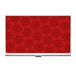 Floral Pattern Background Flowers Business Card Holder Front