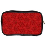 Floral Pattern Background Flowers Toiletries Bag (Two Sides) Front