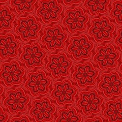 Floral Pattern Background Flowers Play Mat (rectangle) by Jancukart