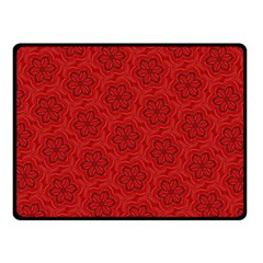 Floral Pattern Background Flowers Two Sides Fleece Blanket (small)