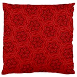 Floral Pattern Background Flowers Standard Premium Plush Fleece Cushion Case (One Side) Front