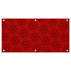 Floral Pattern Background Flowers Banner And Sign 4  X 2 